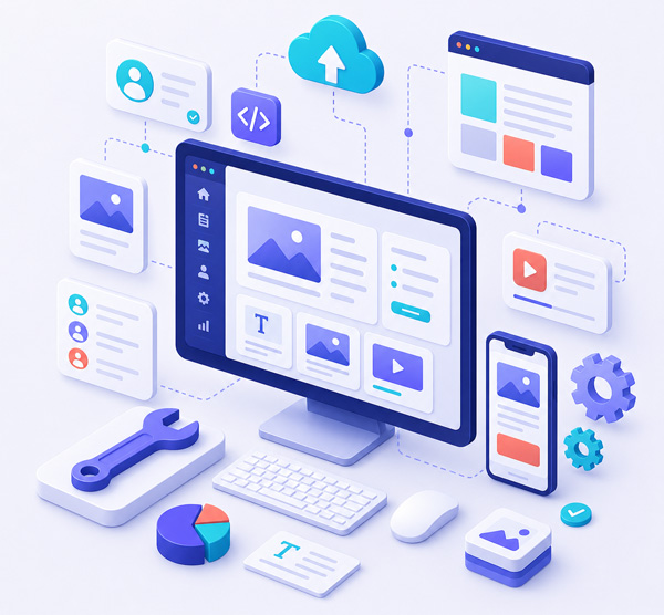 Content management solutions for blogs articles copywriting and website content
