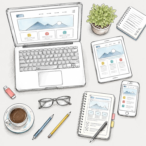 Responsive web applications for mobile friendly business websites