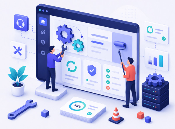 Support and maintenance for web apps mobile apps and software systems